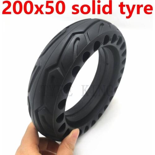 Lightning Shipment 200x50 Honeycomb Solid Tire 200*50 Motorcycle Solid Wheel Tyre for Electric Bike Scooter Parts