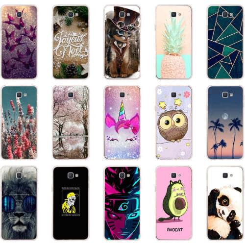 Soft TPU silicone Cases FOR Samsung Galaxy J5 Prime G570F Cat Cover FOR Samsung J5 Prime Phone Cases