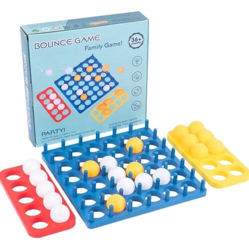 Bounce Off Game Jumping Ball Board Games Kids Activate Ball Game Family and Party Desktop Bouncing Toy Bounce Gift