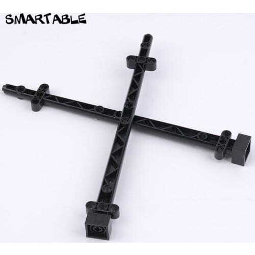 Smartable Boat Mast 2x2x20 Corner Shaped Support Axle Hole Building Blocks Brick MOC Parts Toys Compatible 48002 5pcs/Lot