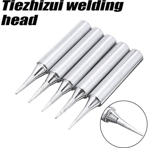 5pcs Replacement Soldering Iron Tips 900m-T-I Lead Free Soldering Iron Tips For Solder Station Tools