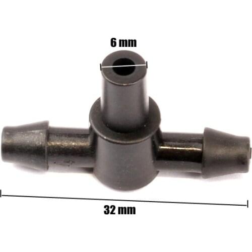 300pcs 4/7mm To O.D 6mm Garden Hose Tee Connectors Micro Irrigation System Water Pipe Joints Gardening Watering Sprinkler Parts