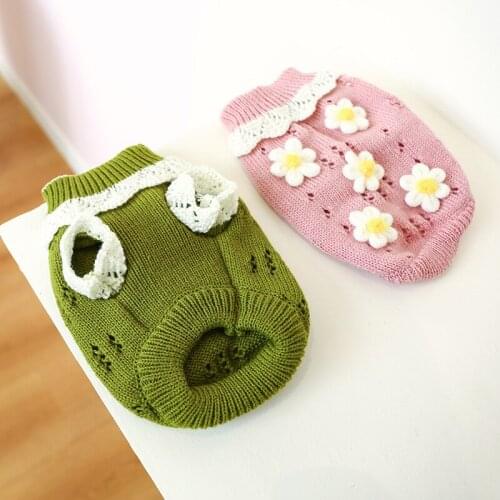 Cat Dog Sweater Knit Apparel Winter Pet Dog Clothes Puppy Garment Small Dog Clothing Outfit Yorkshire Pomeranian Poodle Costumes