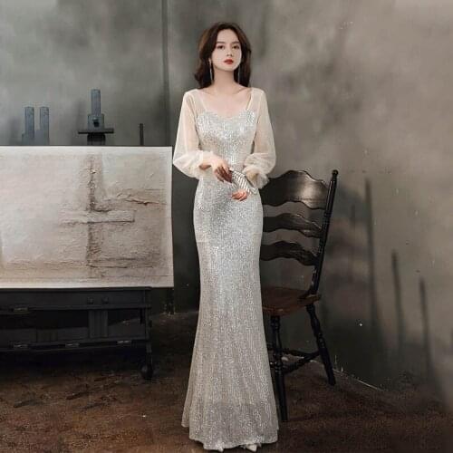 Special Occasion Dresses Vintage V-Neck Full Sequined Pearls A-Line Luxury Burgundy Backless Floor-Length Women Prom Gown E882