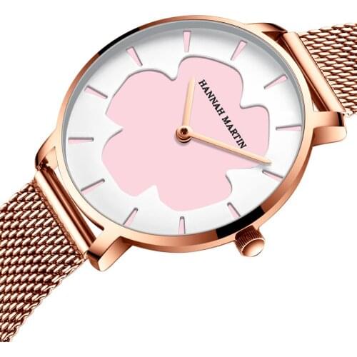 Magical Black Technology Flower Dial Color Change Under Sunlight Test UV Waterproof Fashion Watches For Girls