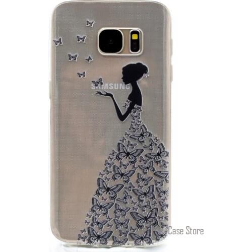 High Quality Cute Cartoon Phone Case For Samsung Galaxy S7 Edge Soft Gel Phonet Casi Pone Csse Cover Casa For Samsung S7 EDGE