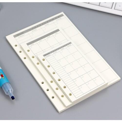 45sheets A7 Pure color Fashion ivory white n11 for Paper month/n32/ n66/To Do n33 n10 A5 A6 Notebook Diary