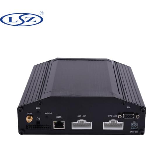 Spot wholesale 8 channel surveillance video recorder GPS positioning function school bus dedicated NTSC/PAL system