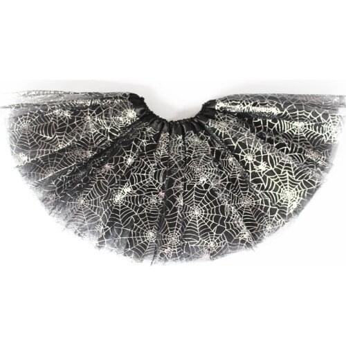 Halloween spider stock free shipping 10pcs black tutu mixed color available