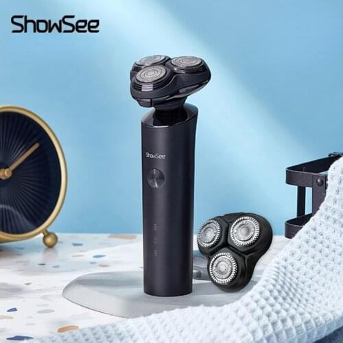 Xiaomi Showsee Electric Shaver Razor Beard Trimmer For Men Dry Wet Beard Trimmer Portable Rechargeable Washable Shaving Machine