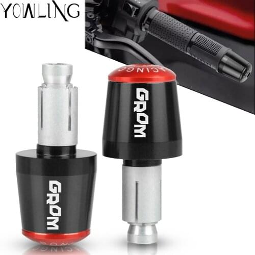 For Honda GROM MSX125 MSX 125 2014 2015 2016 2017 2018 2019 Motorcycle Accessories 7/8" 22MM Handlebar Hand Grips Handle Bar End
