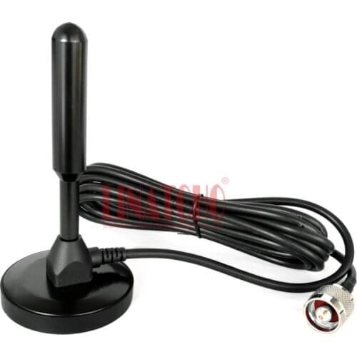Gsm 900 1800 MHz dual band magnetic base stubby car repeater signal antenna N male