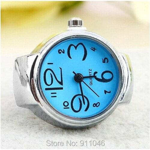 2019 Hot Sell Finger Watches Fashion Womoen Gift Watch Popular Ring Watch Wholesale 100pcs/lot