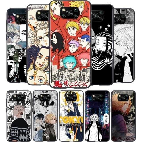 Tokyo Avengers Anime For Xiaomi Mi POCO M3 M2 X3 NFC X2 F3 F2 F1 C3 Pro Xiaomi Mi A2 A1 6 5 Play Mix 3 Soft Phone Case