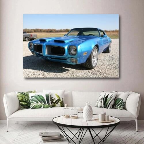 Pontiac Firebird Formula Muscle Cars Hot Rod Supercar Posters Canvas Wall Art Prints for Home Room Decor