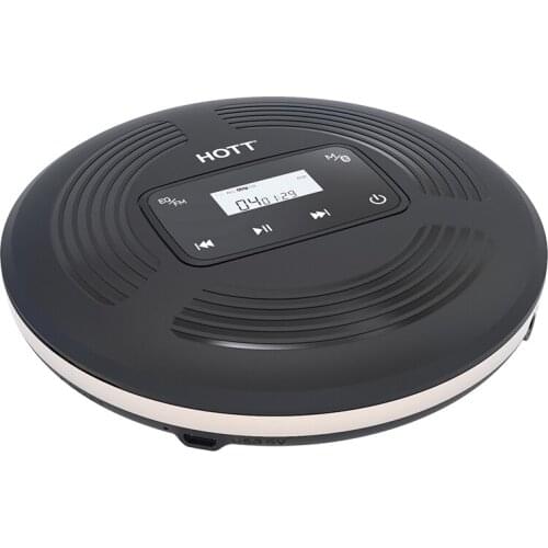 HOTT CD903TF Portable CD Player, Player with Headphones, BT 5.0 Bluetooth, FM Transmitter Function, with LCD Display