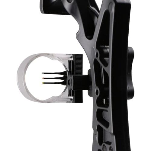 Toparchery 3-Pin Bow Sight for Compound Recurve Sight with Fiber Optic Archery Accessories Shooting Hunting Set