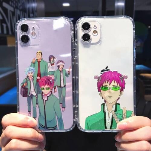 Saiki Kusuo no Psi Nan Phone Case Transparent soft For iphone 5 5s 5c se 6 6s 7 8 11 12 plus mini x xs xr pro max