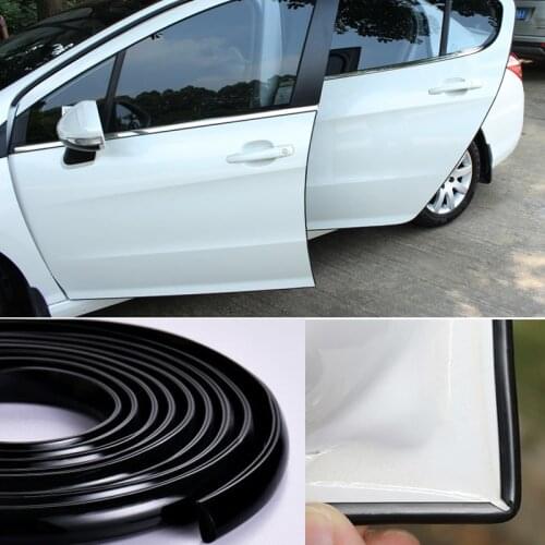 Rubber Car Door Edge Protector Seal Sound Insulation Sealing Strip Trim For Nissan Qashqai J10 J11 X-Trail t32 Tiida Murano Note