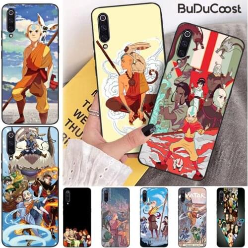 Avatar The Last Airbender Silicone Black Phone Case For Xiaomi Mi 9 9T CC9 CC9E 8 SE Pro A2 Lite 6X 5 A3 A1 Max Mix 2 3