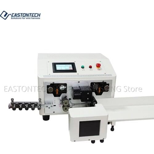 EW-3015 Low-noise wire cutting stripping and double line twisting machine