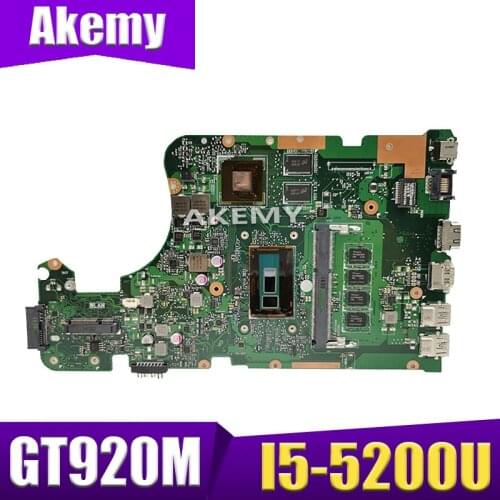 XinKaidi X555LD Laptop motherboard for ASUS X555LD X555LDB X555LA X555LB X555L X555Test original Mainboard 4GRAM I5-5200U GT920M