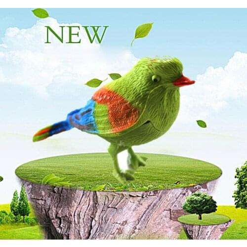 Funny Voice-activated Toy Bird Electronic Pet Bird Toys Sound-sensing Kids Voice-controlled Parrot Educational Toys Gift