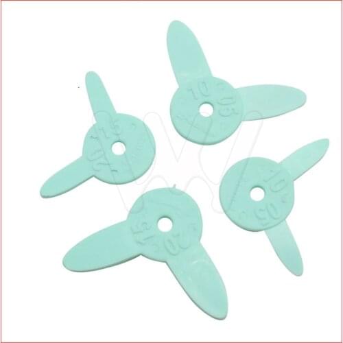 4pcs/Set Dental Rubber Ruler for Measurement of Tooth Slit Teeth Instrument Tool For Dentistry Lab