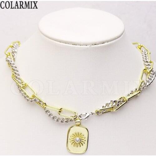 4 Stand Fashion jewelry necklace handmade jewelry necklace metal necklace accessories women necklace for women New design 7380