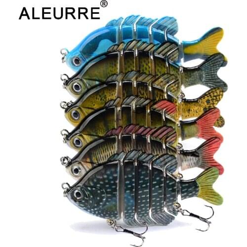 8.5cm 25g Sinking Wobblers Fishing Lures Jointed Crankbait Swimbait 6 Segment Hard Artificial Bait For Fishing Tackle Lure