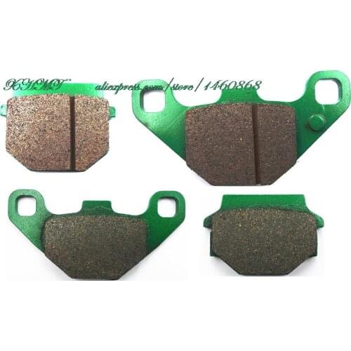 For KAWASAKI 50 KSR I II 1990 1991 Disc Brake Pads Pill Front Rear