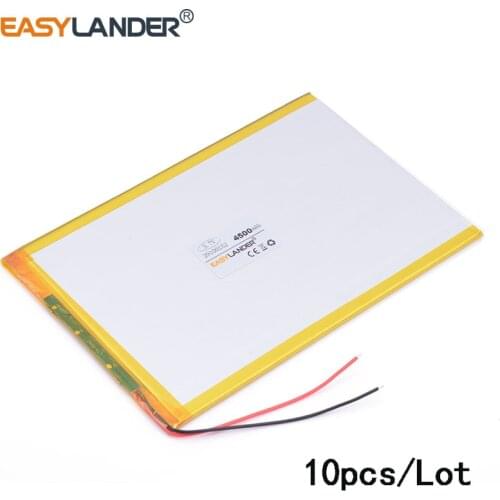 10pcs/lot 3.7V 4500mAH 29100152 Polymer lithium ion / Li-ion battery for tablet pc battery cell phone speaker IPAQ MID laptop