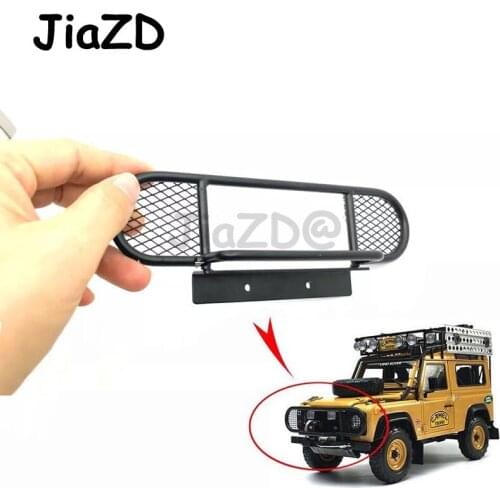 Metal Front Bumper Front Guard for 1/10 RC RC4WD D90 D110 Climbing RC Car Aluminum Hand Made Front Bumper DIY Model Car Parts