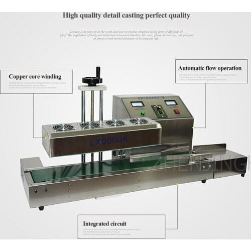 Continuous Electromagnetic Induction Sealing Machine Automatic Aluminum foil film tin foil Sealing Machine