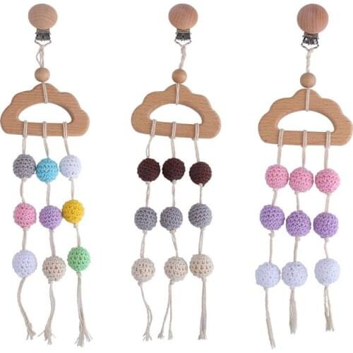 New DIY Yarn Ball Toy Teether Baby Teething Toy Crib Baby Carriage Car Hanging Jewelry Baby Gifts