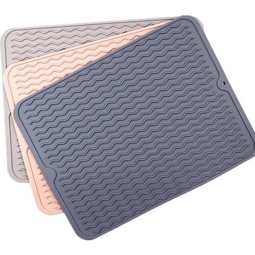 Solid Color Table Mat Heat Insulation Pad Waterproof Oil-proof Placemat for Home Restaurant Coffee Shop