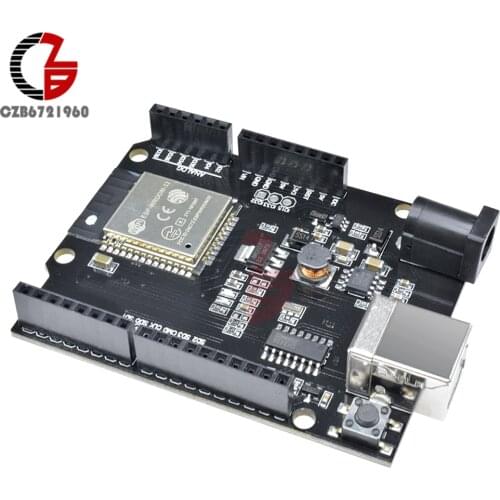 DC 5V 12V Dual Mode ESP32 Wireless Wifi Bluetooth Development Board CH340 CH340G USB-B DC Socket for Arduino Wemos D1 R3