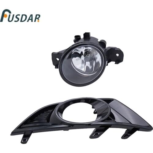 Right Side Front Bumper Grille Driving Fog Lamp With Cover Set For Nissan Lannia 2016-2019