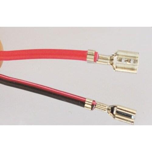 Pure Copper Speaker Terminal Cable Car Speaker Plug Wire Speaker Wiring Sheath Terminal 0.5 Square Copper Wire 35cm Long
