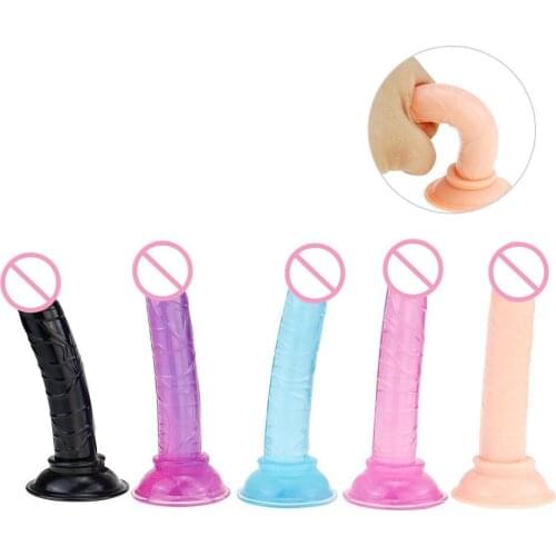 Realistic Silicone Dildo Suction Cup Butt Plug Adult Masturbator No Vibrator Sex Toys G-spot Prostate Massager Penis Anal Plug