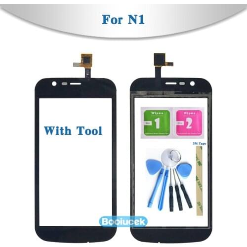 High Quality 4.5" For Nokia 1 N1 TA-1047 TA-1060 TA-1056 TA-1079 TA-1066 Touch Screen Digitizer Sensor Outer Glass Lens Panel