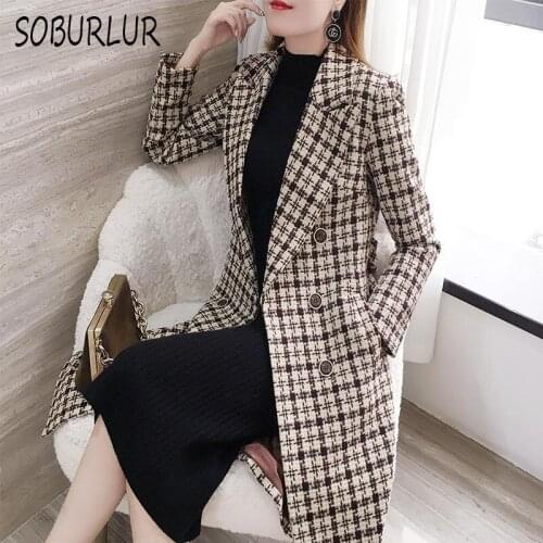 SOBURLUR Women's Fitted Coats