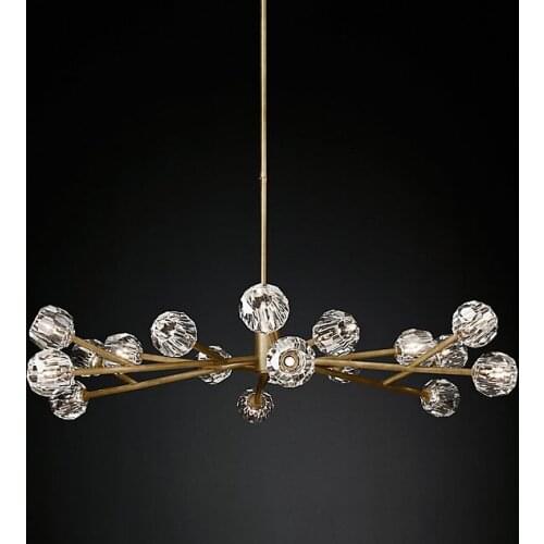 Modern crystal led chandeliers ceiling for living room bedroom dining room G9 led lamp lustres de cristal lighting fixtures