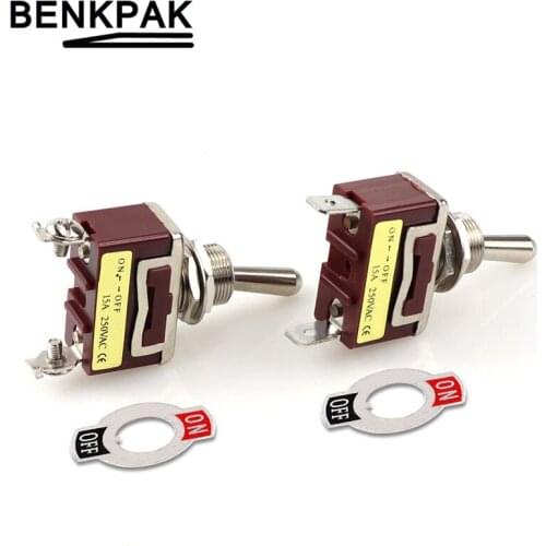 Super quality SILVER CONTACT,Momentary 2 screw toggle switch