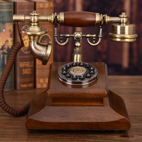 Solid wood antique telephone fashion phone fashion vintage telephone MZ-908HF