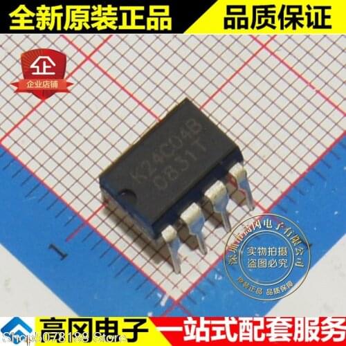 10pieces K24C04 24C04 DIP8 NEC 4-Kbit(512B x 8) I2C