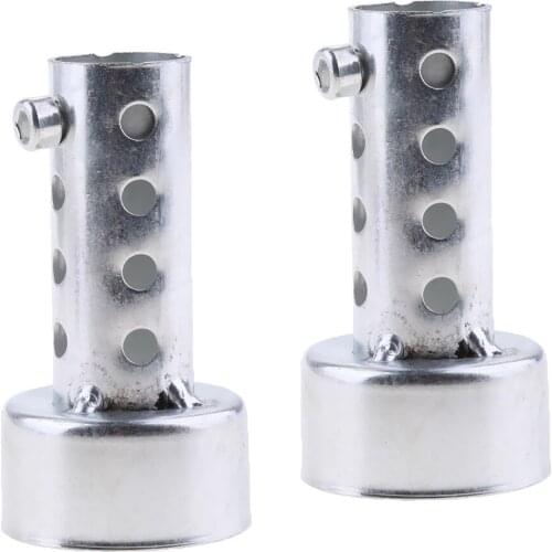 2Pcs Metal Universal Motorcycle Exhaust Silencer Muffler Baffle to Fit Exhaust Pipes O.D. 45mm