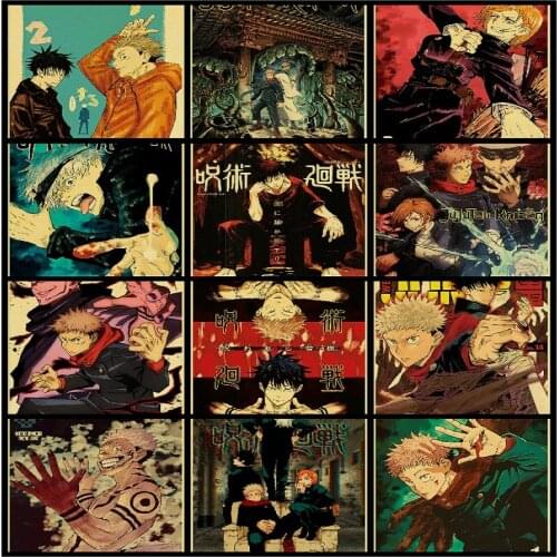 5D DIY Diamond Painting Animation Jujutsu Kaisen Round Diamond Embroidery Cross Embroidered Diamond Mosaics Paint