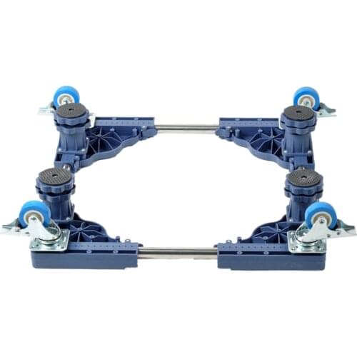 Washing Machine Holder Universal Mobile Fridge Stand 4 Wheels 4 Legs With Telescopic Furniture Dolly Stand Movable Refrigerator