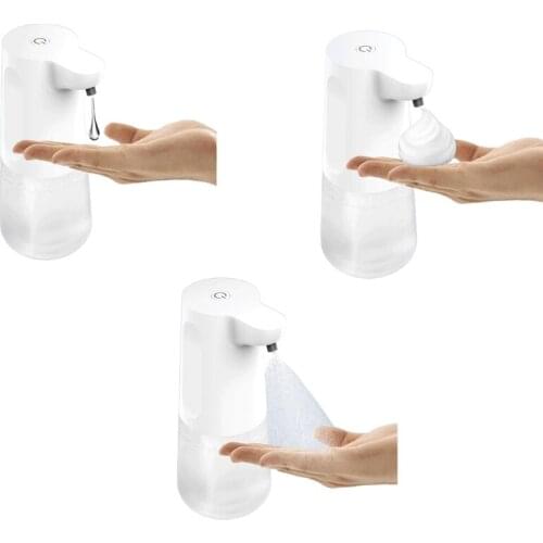 Foam Gel Sprayer Sanitizer Hand Free Touchless Automatic Soap Dispenser for Bathroom Kitchen Gel Foam Types 19QB